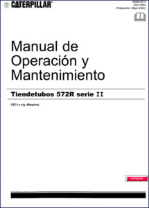 caterpillar 572r serie ii 2004 operators manual, caterpillar manual, caterpillar 572r