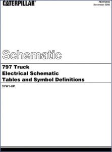 caterpillar 797 2000 electrical schematic, caterpillar manual, caterpillar 797