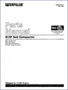 caterpillar 815f 2002 parts catalog, caterpillar parts catalog, caterpillar 815f