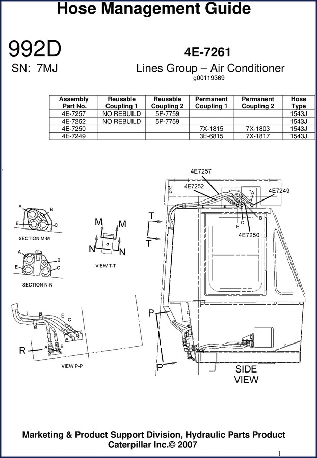 caterpillar 992d 2007 parts catalog, caterpillar parts catalog, caterpillar 992d