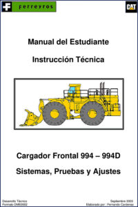 caterpillar 994d, 994 2003 training manual review by, caterpillar manual, caterpillar 994d,