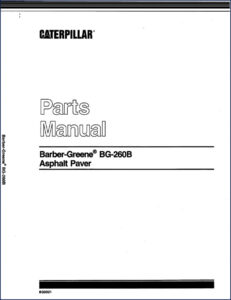 caterpillar bg, caterpillar manual
