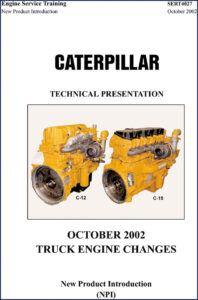 2002 caterpillar c15 c12 training manual, caterpillar manual, caterpillar caterpillar