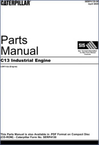 caterpillar c13 2005 parts catalog, caterpillar parts catalog, caterpillar c13