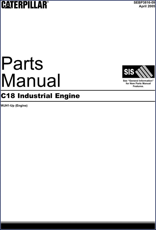 caterpillar c18 2005 parts catalog, caterpillar parts catalog, caterpillar c18