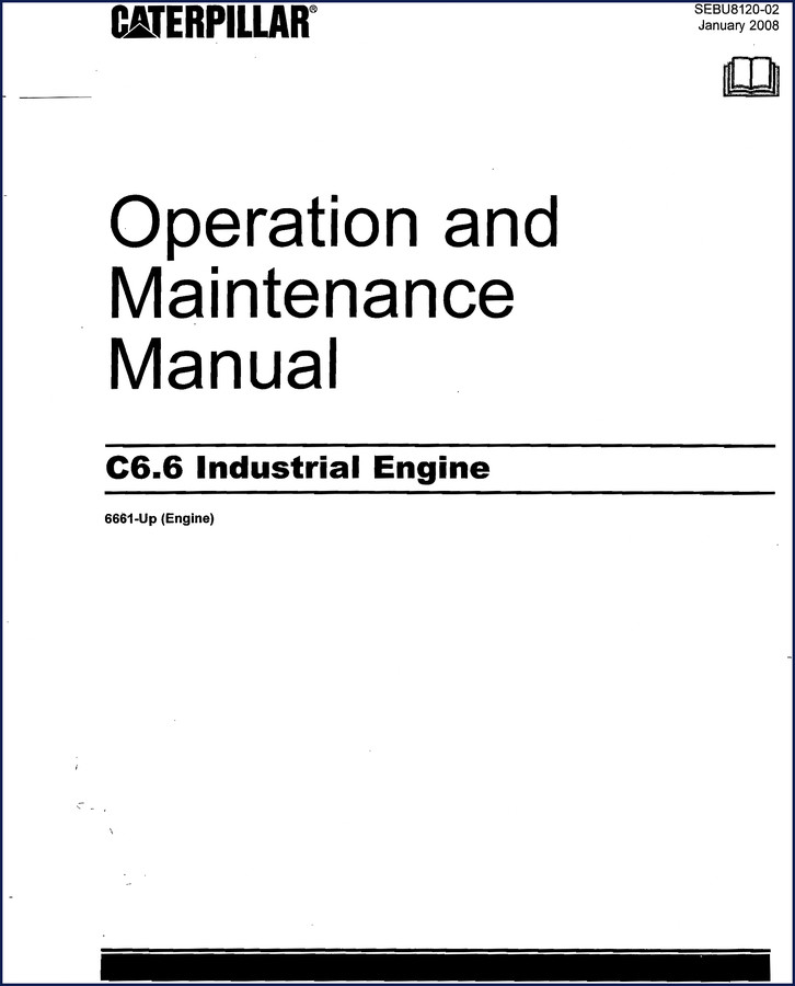 caterpillar c6.6 2008 operators manual, caterpillar manual, caterpillar c6.6