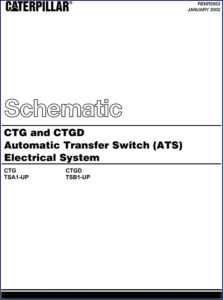caterpillar ctg ctgd 2002 electrical schematic oem factory, caterpillar manual, caterpillar ctg