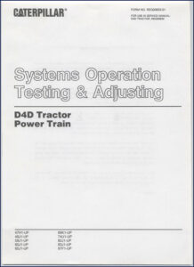 caterpillar d4d service manual, caterpillar service manual, caterpillar d4d