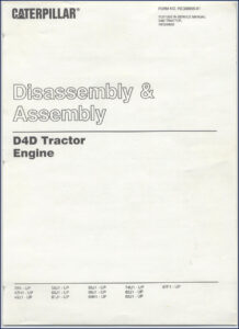 caterpillar d4d service manual, caterpillar service manual, caterpillar d4d