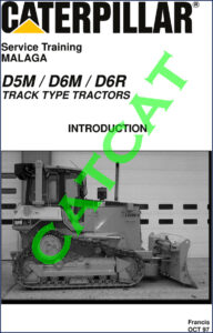 caterpillar d6r d5m d6m 1997 training manual, caterpillar manual, caterpillar d6r