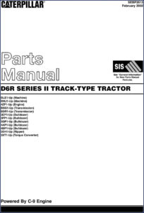 caterpillar d6r series ii 2002 parts catalog, caterpillar parts catalog, caterpillar d6r