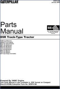 caterpillar d9r 2005 parts catalog, caterpillar parts catalog, caterpillar d9r