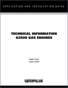 caterpillar g3508 g3512 g3516 g3520 installation manual, caterpillar manual, caterpillar g3508