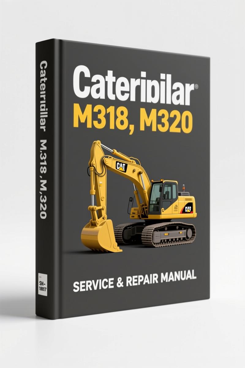 caterpillar m318, m320 2000 service manual, caterpillar service manual, caterpillar m318,