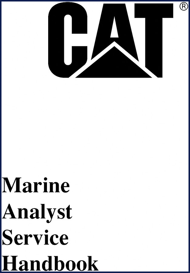 caterpillar marine analyst 2004 service manual, caterpillar service manual, caterpillar marine