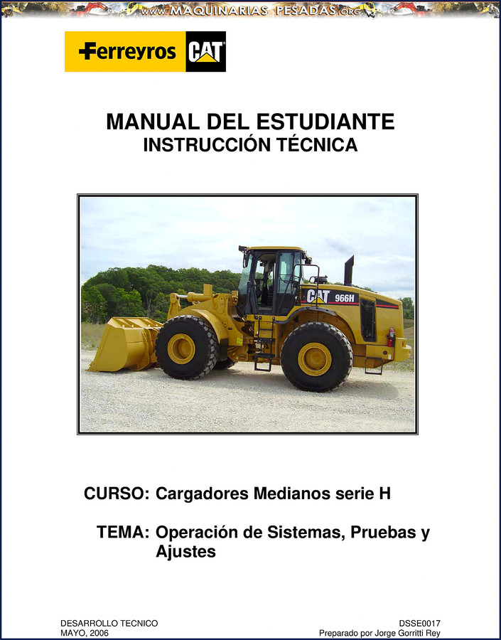 caterpillar serie h 2006 training manual, caterpillar manual, caterpillar serie