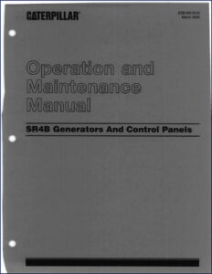 caterpillar sr4b 2000 operators manual, caterpillar manual, caterpillar sr4b