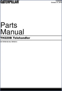 caterpillar th220b 2010 parts catalog, caterpillar parts catalog, caterpillar th220b