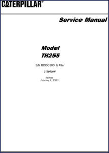 caterpillar th255 2012 service manual, caterpillar service manual, caterpillar th255