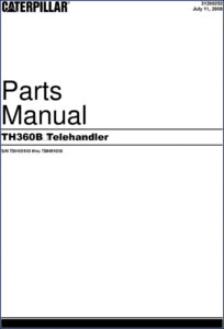 caterpillar th360b 2008 parts catalog, caterpillar parts catalog, caterpillar th360b