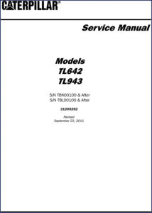 caterpillar tl642, tl943 2011 service manual, caterpillar service manual, caterpillar tl642,