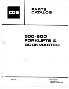 cds 500, 600, buckmaster 1975 parts catalog, cds parts catalog, cds 500,