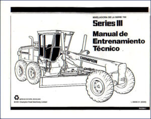 champion 720, 710a, 780, 780a 1991 training manual, champion manual, champion 720,