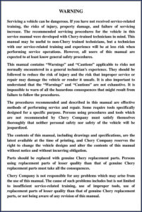 chery a series service manual, chery service manual, chery a
