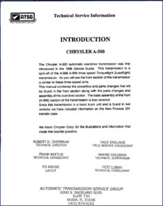 chrysler a, chrysler manual