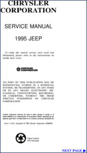 chrysler jeep 1994 service manual, chrysler service manual, chrysler jeep