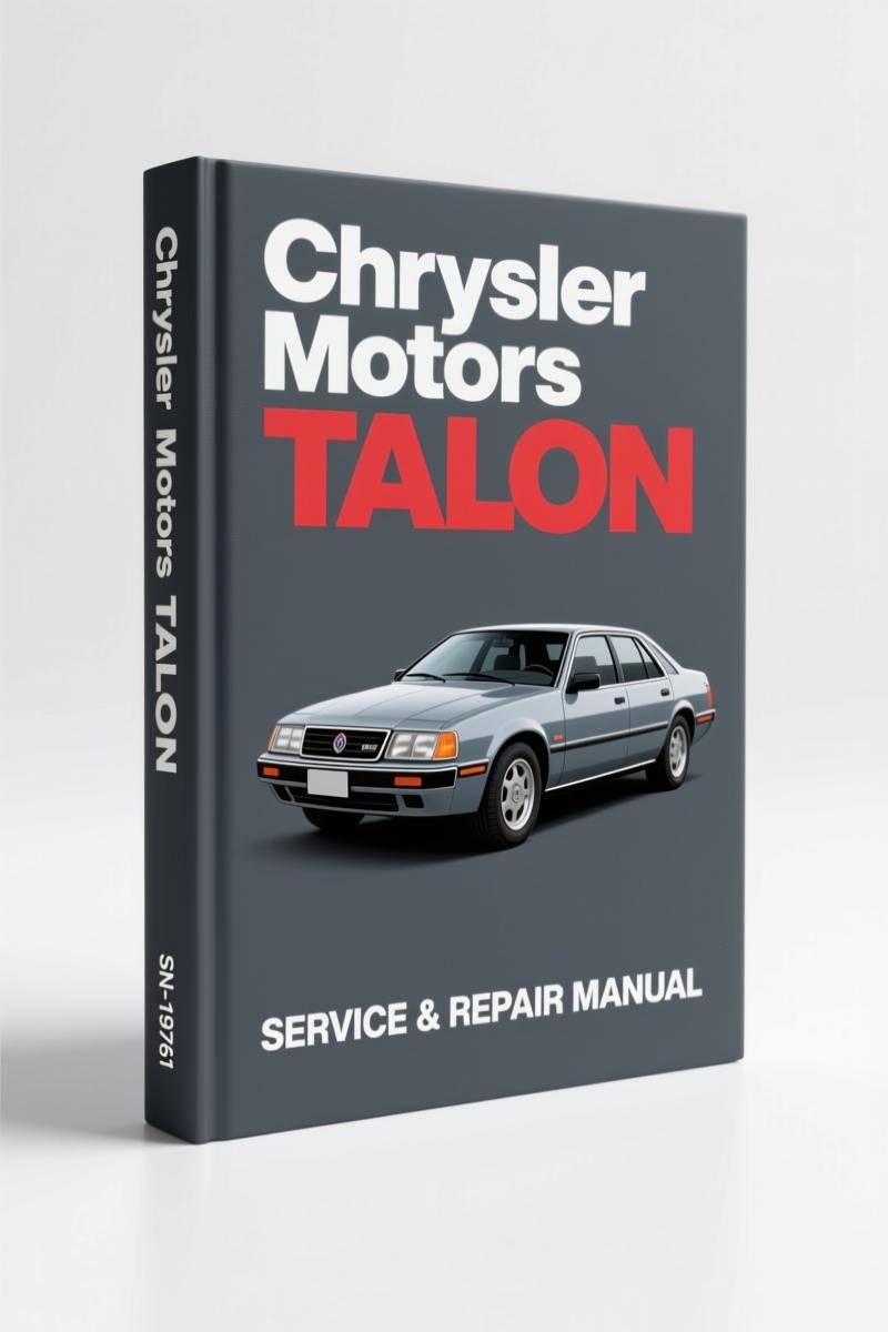 chrysler motors talon technical manual, chrysler motors manual, chrysler motors motors