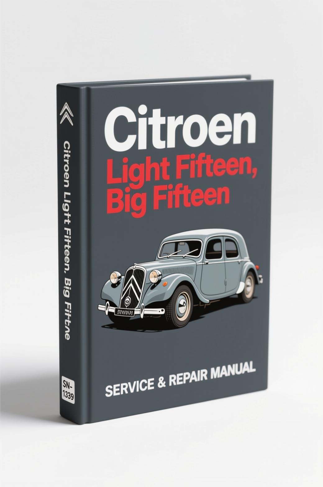 citroën light fifteen, big fifteen 1953 technical manual, citroën manual, citroën light
