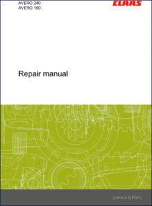 claas avero 240 & avero 160 2015 repair, claas repair manual, claas avero