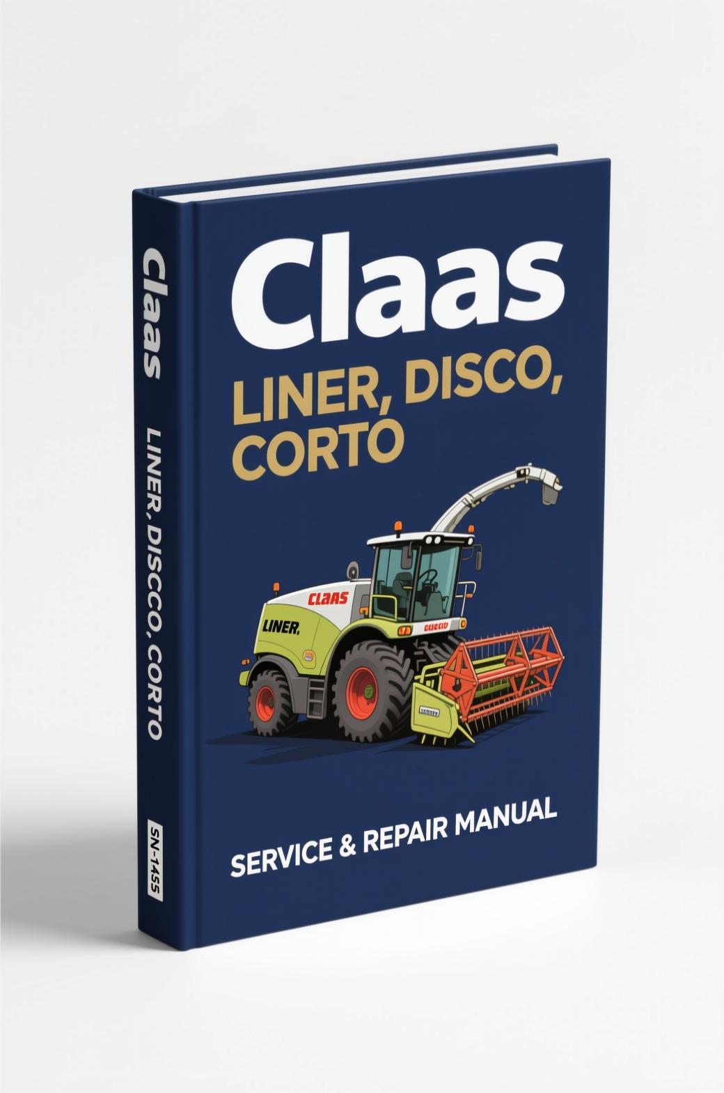 claas liner disco corto service manual, claas service manual, claas liner