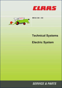 claas mega 360 mega 350 electrical schematic, claas manual, claas mega