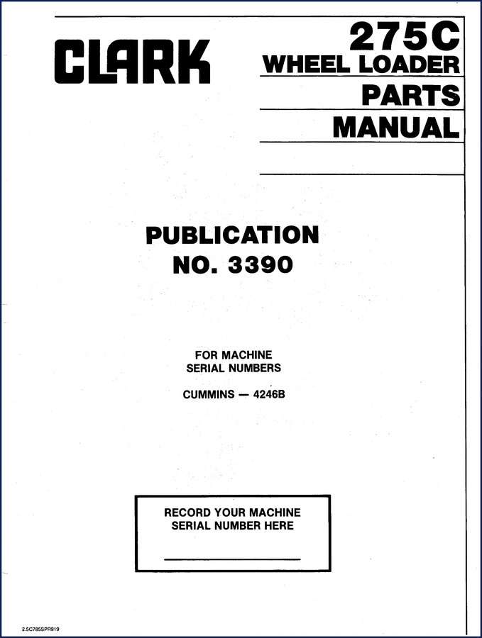 clark, clark-hurth manual