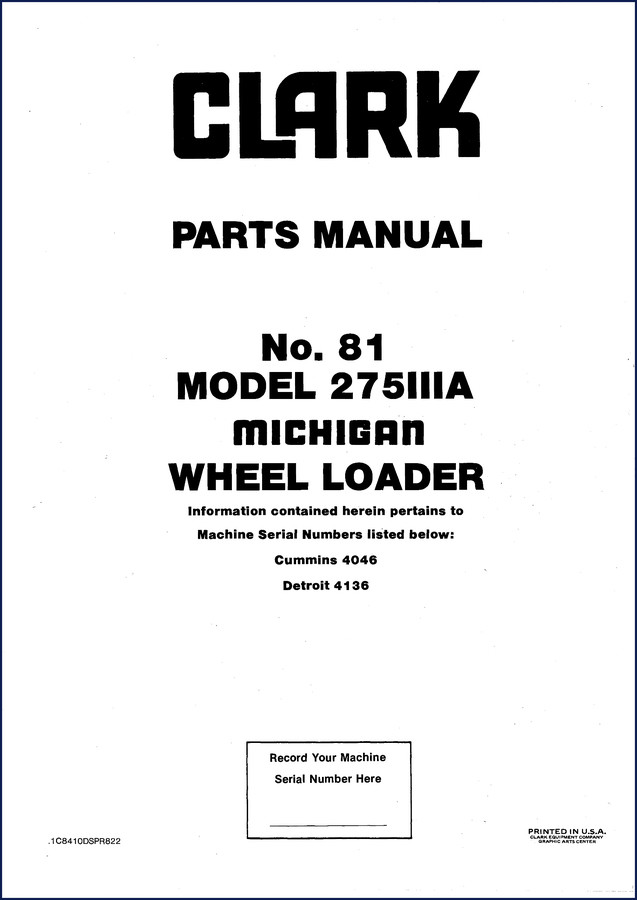 clark, clark-hurth manual