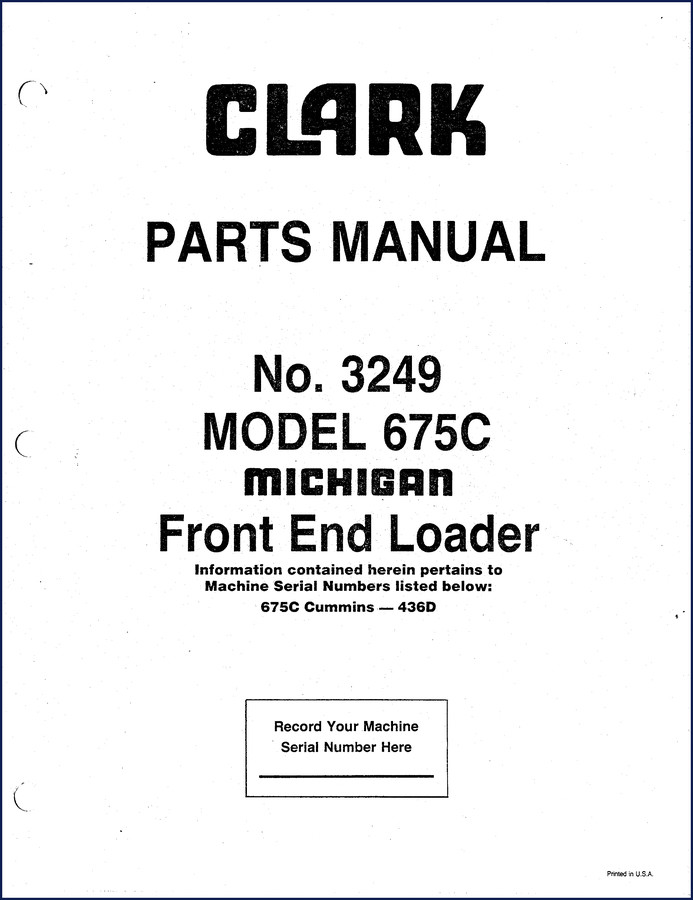 clark, clark-hurth manual
