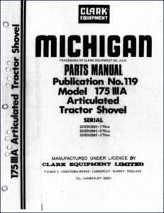 clark equipment 175 iiia, 176 iiia 1971 parts, clark equipment parts catalog, clark equipment equipment