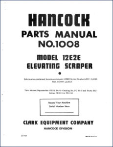 clark equipment 12e2e 1968 parts catalog, clark equipment parts catalog, clark equipment equipment