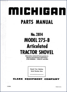 clark equipment 275, clark equipment manual, clark equipment equipment