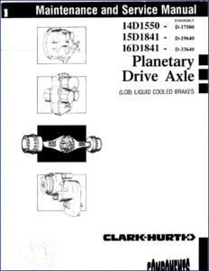 clark, clark-hurth manual