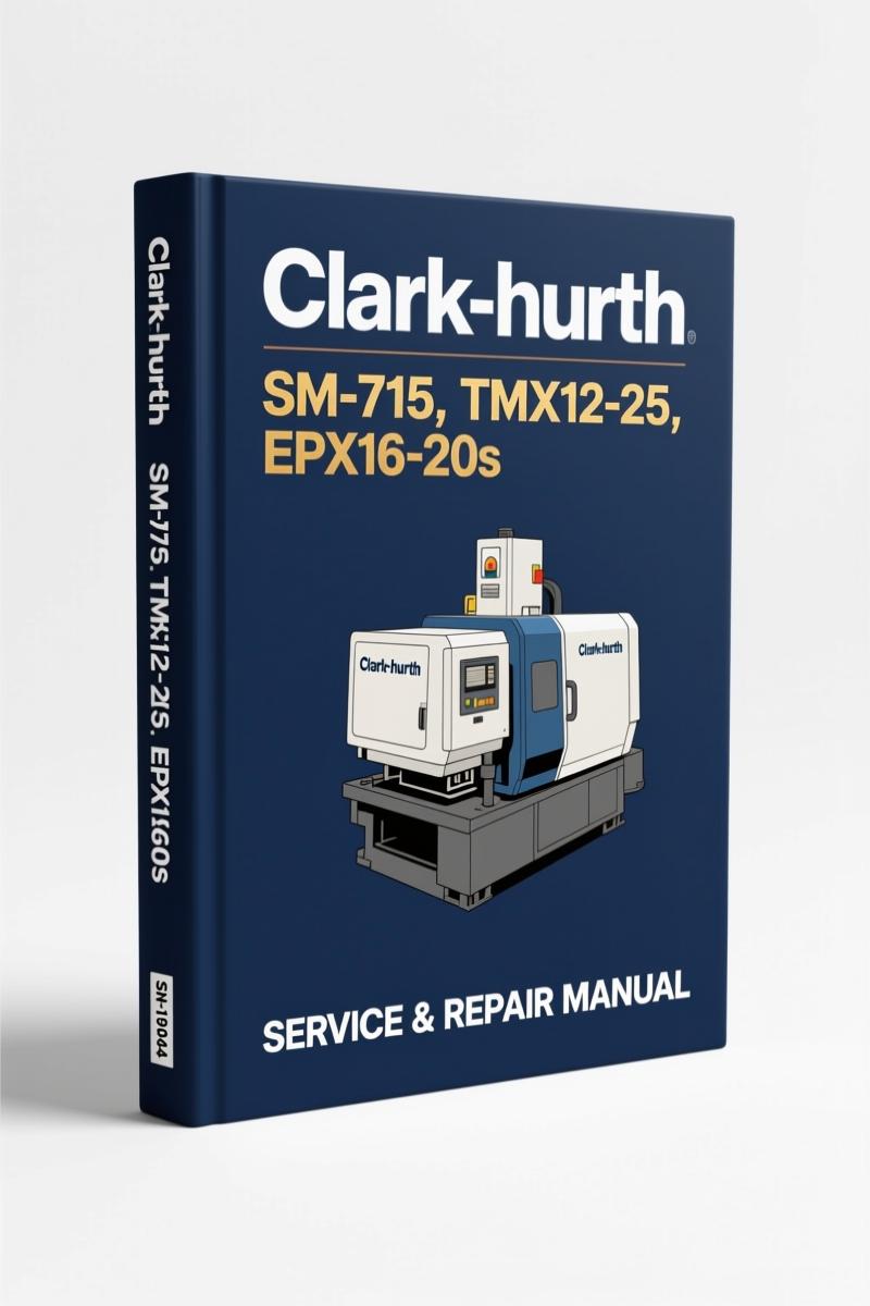 Clark-hurth SM-715, TMX12-25, EPX16-20s 2007 Service Manual cover