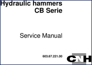 cnh cb32, cnh manual