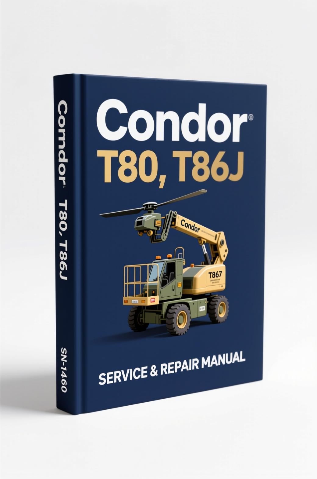 condor t80 t86j parts catalog, condor parts catalog, condor t80