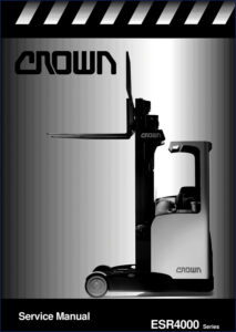 crown esr4000 service manual, crown service manual, crown esr4000