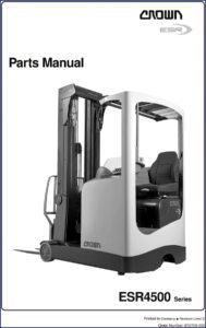 crown esr4500 parts catalog, crown parts catalog, crown esr4500