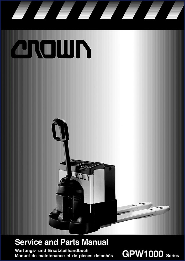 crown gpw1000 service manual, crown service manual, crown gpw1000