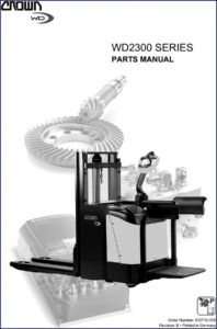 crown wd2300 parts catalog, crown parts catalog, crown wd2300