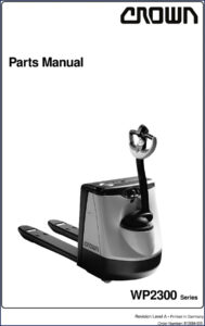 crown wp2300 parts catalog, crown parts catalog, crown wp2300